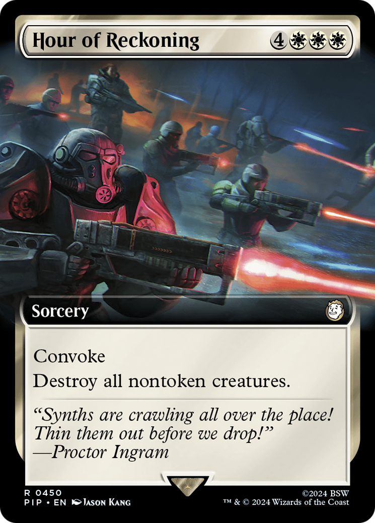 Hour of Reckoning (Extended Art) (450) (Universes Beyond: Fallout)