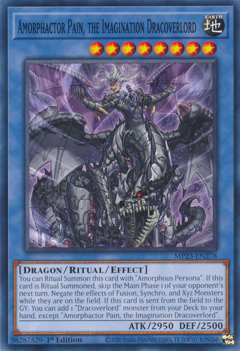 Amorphactor Pain, the Imagination Dracoverlord (MP23-EN278) (25th Anniversary Tin: Dueling Heroes Mega Pack)