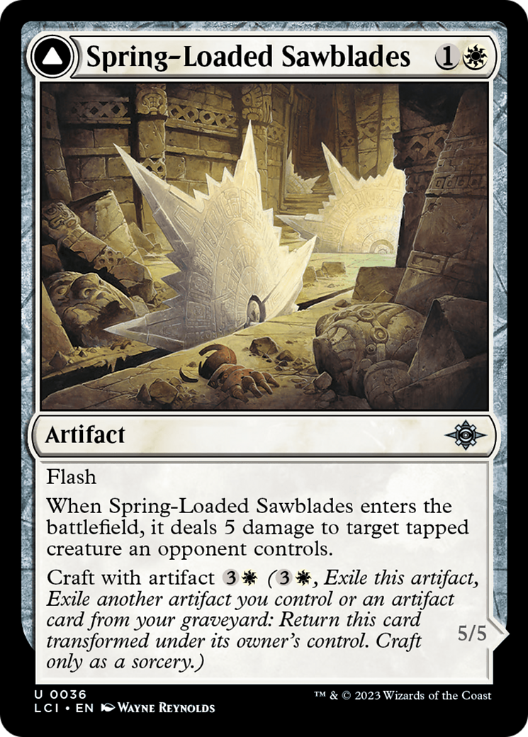 Spring-Loaded Sawblades (36) (The Lost Caverns of Ixalan)