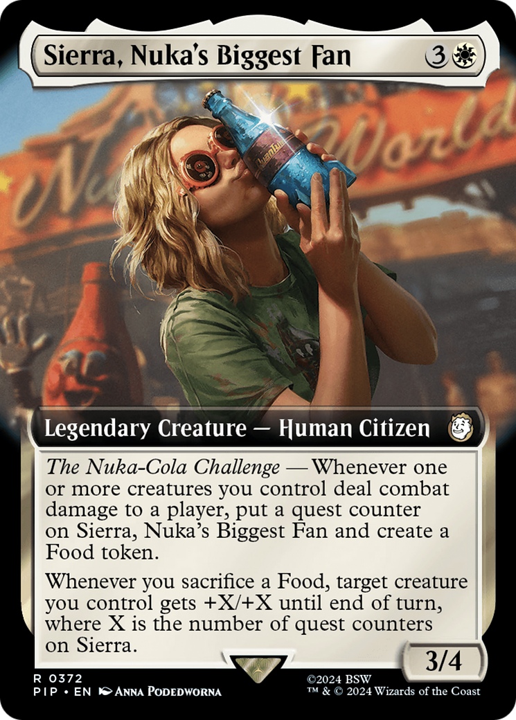 Sierra, Nuka's Biggest Fan (Extended Art) (372) (Universes Beyond: Fallout)