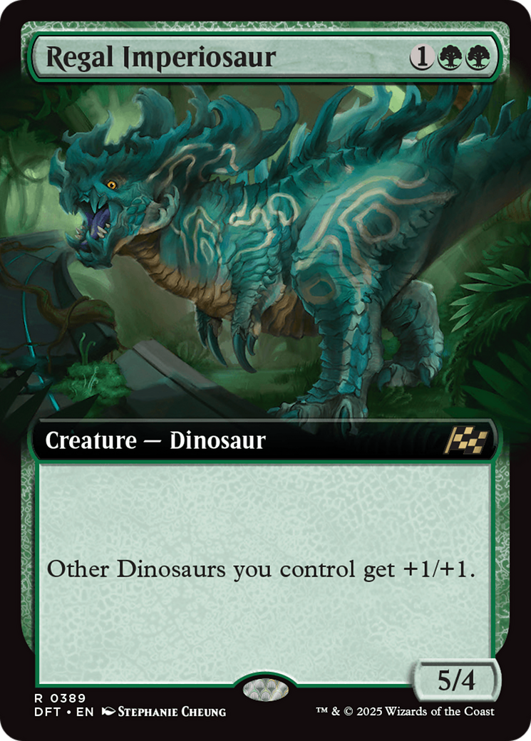 Regal Imperiosaur (Extended Art) (389) (Aetherdrift)