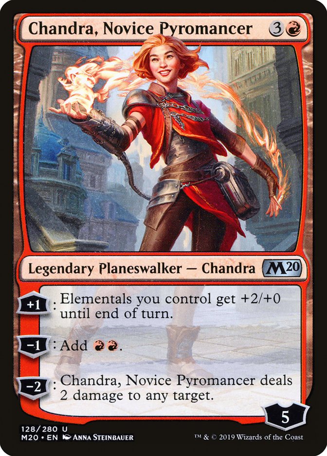 Chandra, Novice Pyromancer (128) (Core Set 2020)