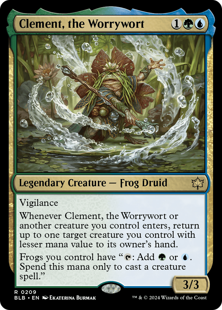Clement, the Worrywort (209) (Bloomburrow)