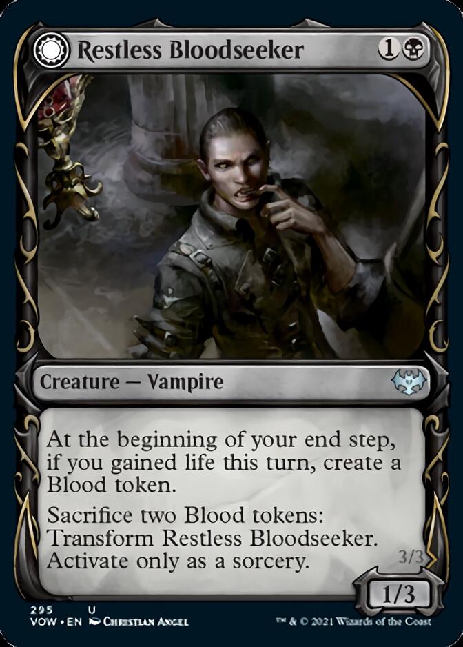 Restless Bloodseeker (Showcase) (295) (Innistrad: Crimson Vow)