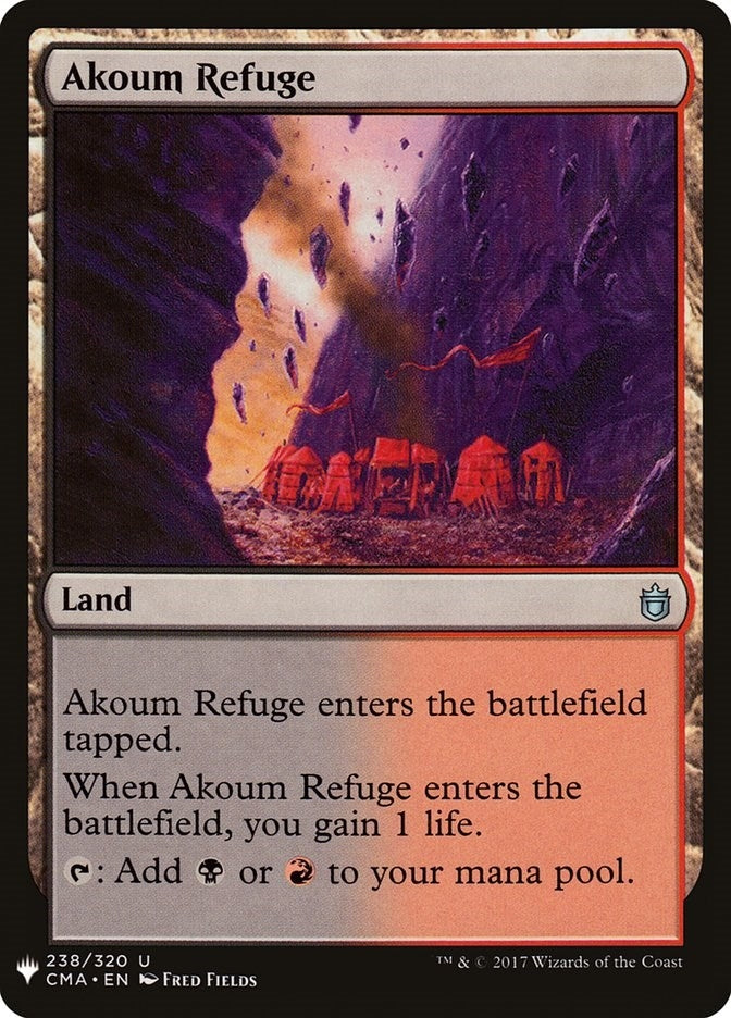 Akoum Refuge (238) (The List Reprints)