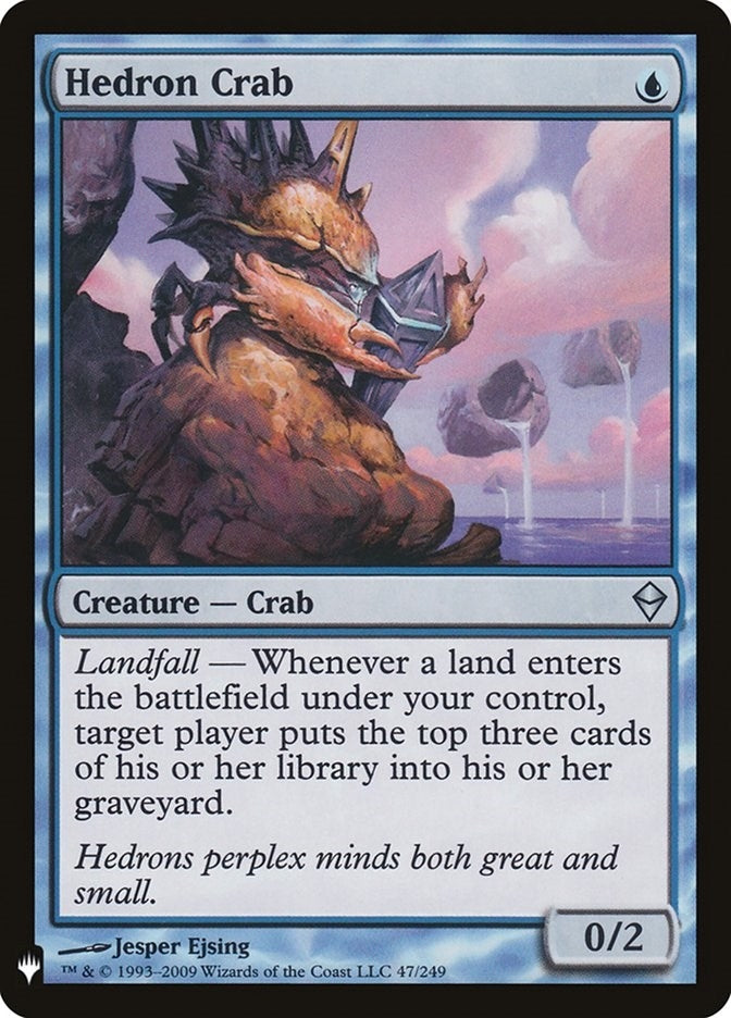 Hedron Crab (47) (The List Reprints)