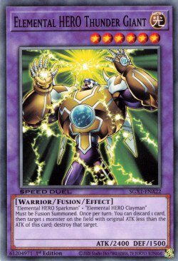 Elemental HERO Thunder Giant (SGX1-ENA22) (Speed Duel GX: Duel Academy Box)