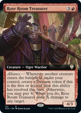 Rose Room Treasurer (Extended Art) (151) (Commander: Streets of New Capenna)