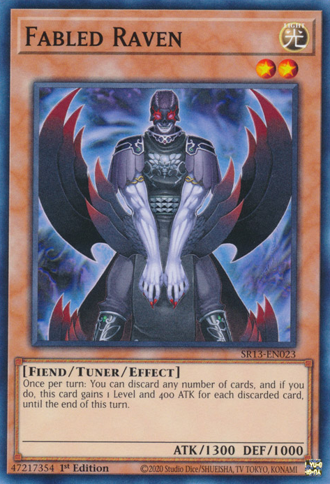 Fabled Raven (SR13-EN023) (Structure Deck: Dark World)