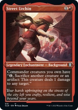 Street Urchin (Foil Etched) (510) (Commander Legends: Battle for Baldur's Gate)
