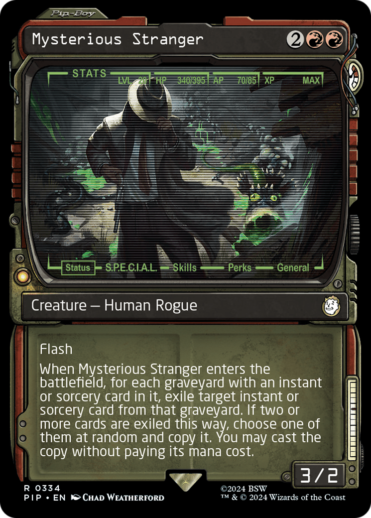 Mysterious Stranger (Showcase) (334) (Universes Beyond: Fallout)
