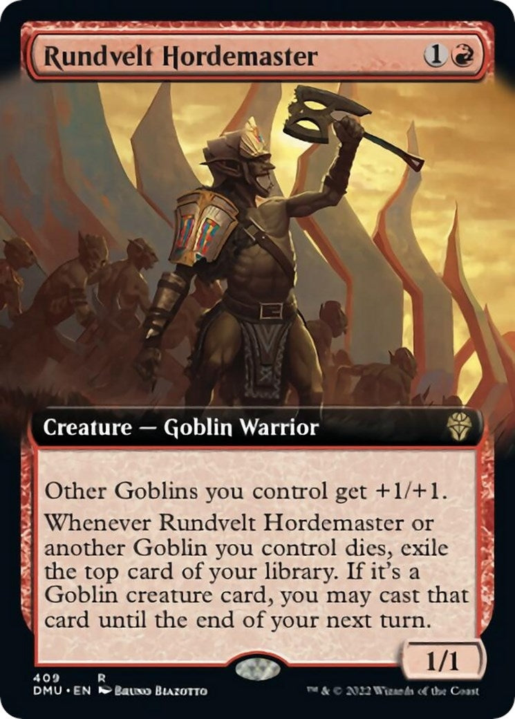 Rundvelt Hordemaster (Extended Art) (409) (Dominaria United)