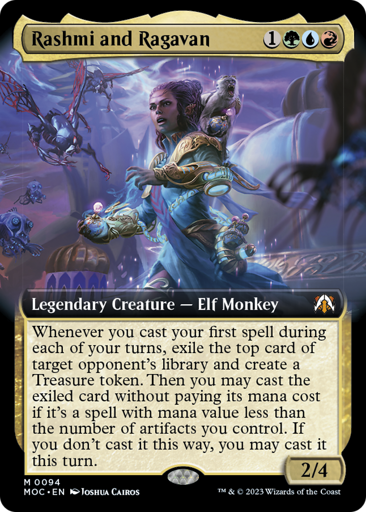 Rashmi and Ragavan (Extended Art) (94) (Commander: March of the Machine)