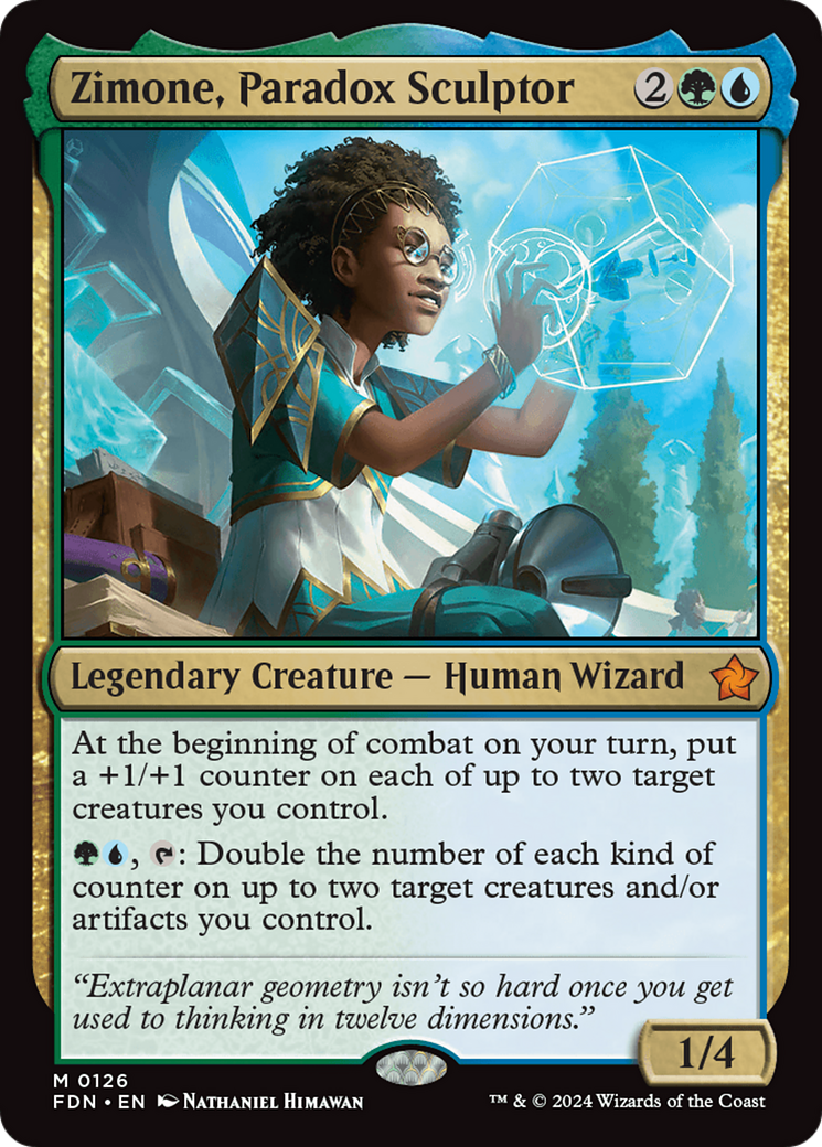 Zimone, Paradox Sculptor (126) (Foundations)