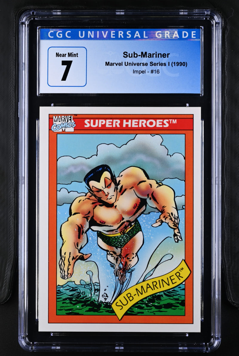 1990 Marvel Universe Series I #16 Sub-Mariner CGC 7