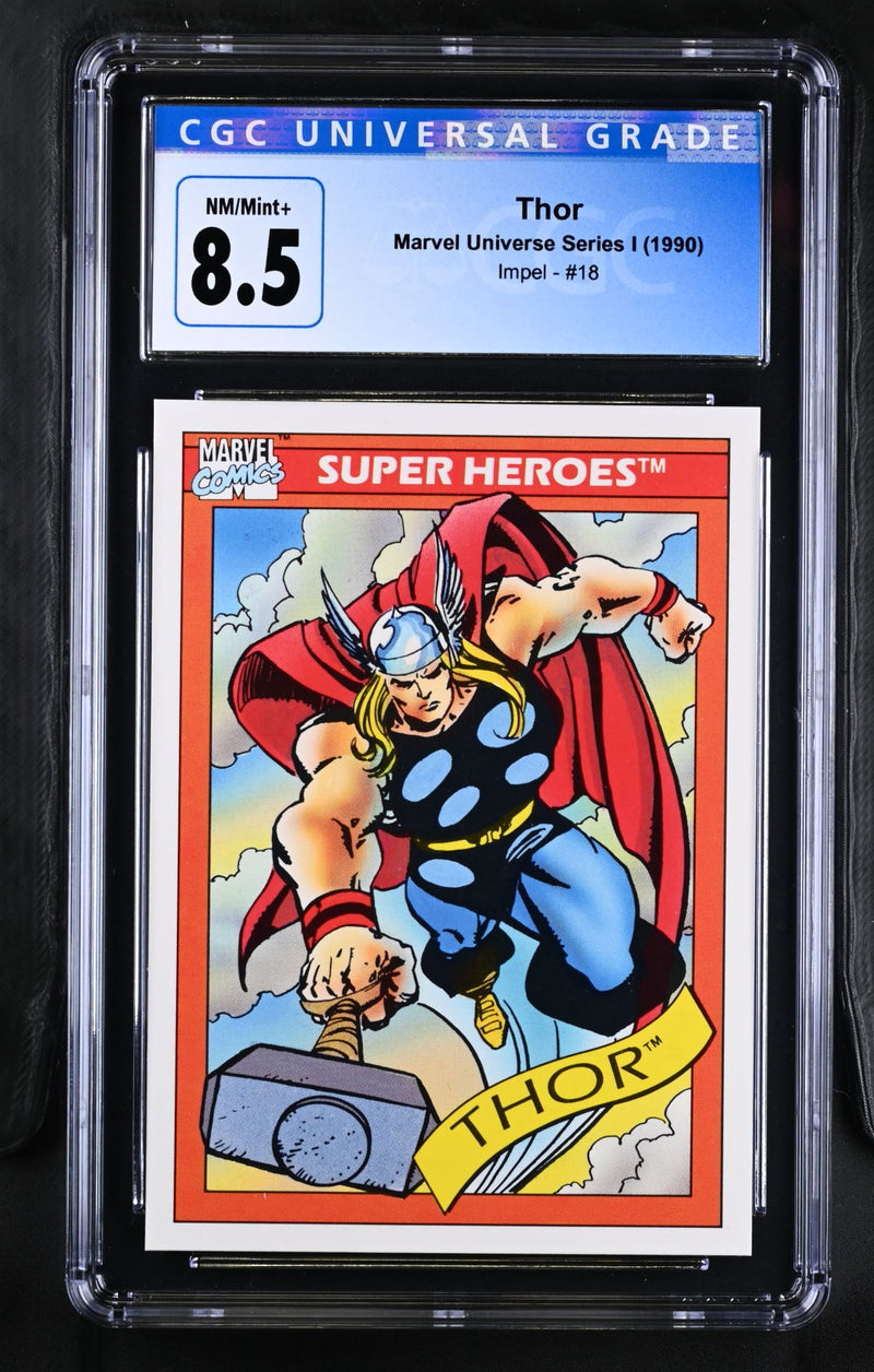 1990 Marvel Universe Series I #18 Thor CGC 8.5