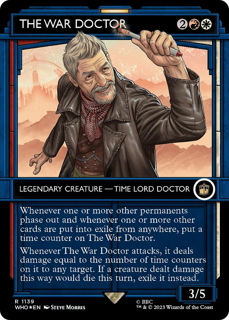 The War Doctor (Showcase) (Surge Foil) (1139) (Universes Beyond: Doctor Who)