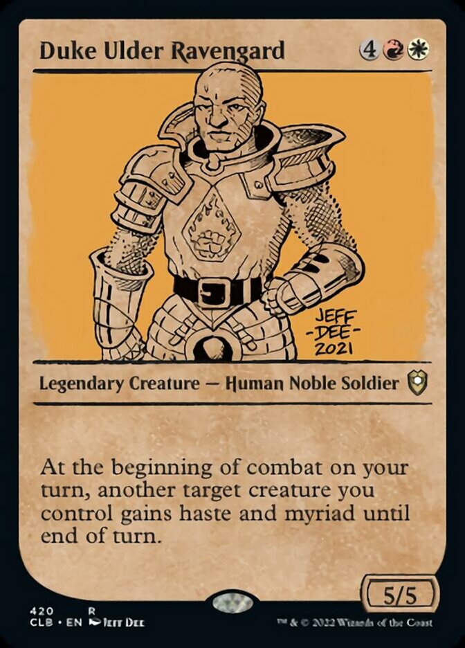 Duke Ulder Ravengard (Showcase) (420) (Commander Legends: Battle for Baldur's Gate)