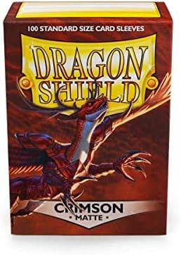 Dragon Shield: Matte Crimson 100ct Standard Card Sleeves