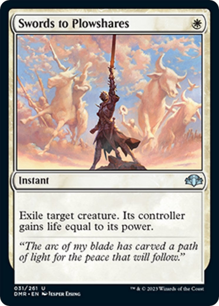 Swords to Plowshares (31) (Dominaria Remastered)