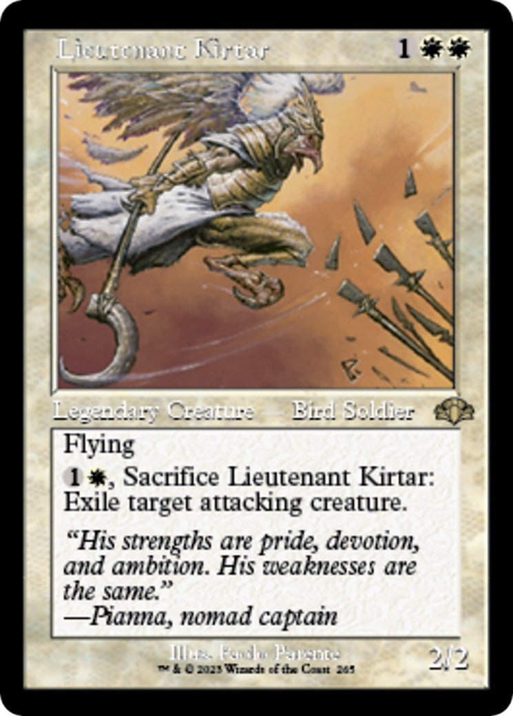 Lieutenant Kirtar (Retro Frame) (265) (Dominaria Remastered)