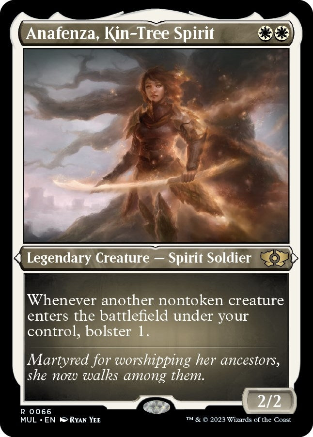Anafenza, Kin-Tree Spirit (Foil Etched) (66) (March of the Machine: Multiverse Legends)