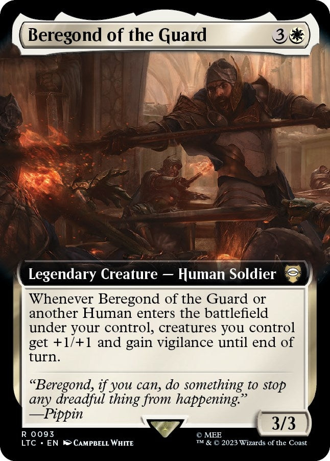 Beregond of the Guard (Extended Art) (93) (Commander: The Lord of the Rings: Tales of Middle-earth)