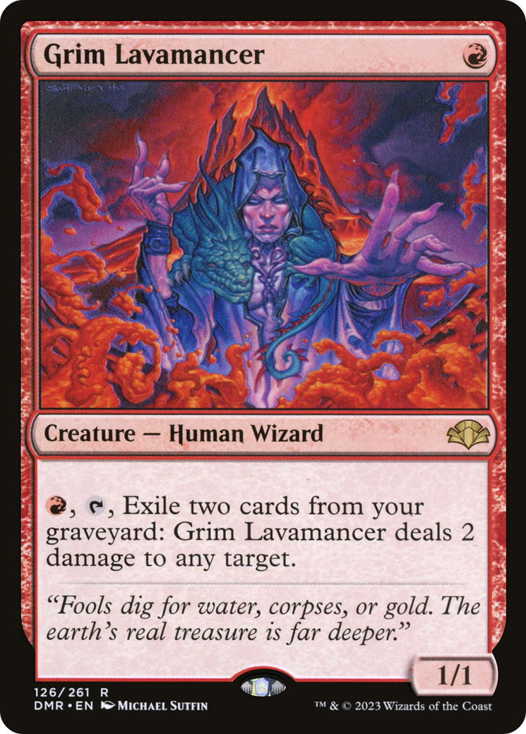 Grim Lavamancer (126) (Dominaria Remastered)