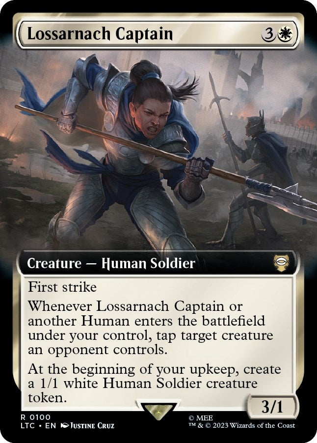 Lossarnach Captain (Extended Art) (100) (Commander: The Lord of the Rings: Tales of Middle-earth)