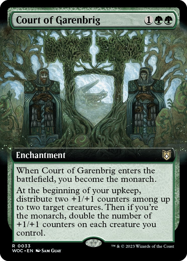 Court of Garenbrig (Extended Art) (33) (Commander: Wilds of Eldraine)