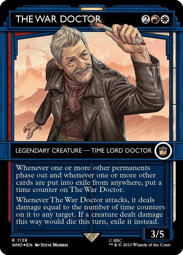 The War Doctor (Showcase) (Surge Foil) (1139) (Universes Beyond: Doctor Who)