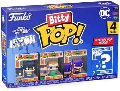 Funko Bitty POP! DC - Batgirl 4-Pack - Batman, Batgirl, The Riddler and A Surprise Mystery Mini Figure
