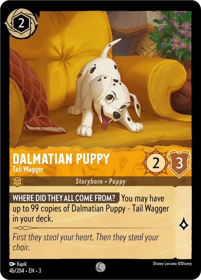 Dalmatian Puppy - Tail Wagger (4b/204) (4b/204) (Into the Inklands)