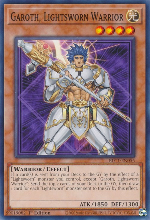 Garoth, Lightsworn Warrior (BLC1-EN056) (Battles of Legend: Chapter 1)