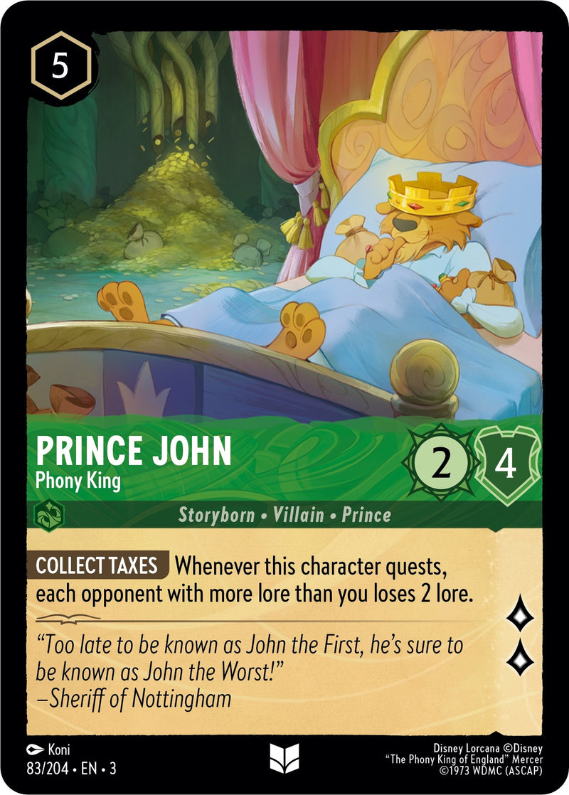 Prince John - Phony King (83/204) (Into the Inklands)