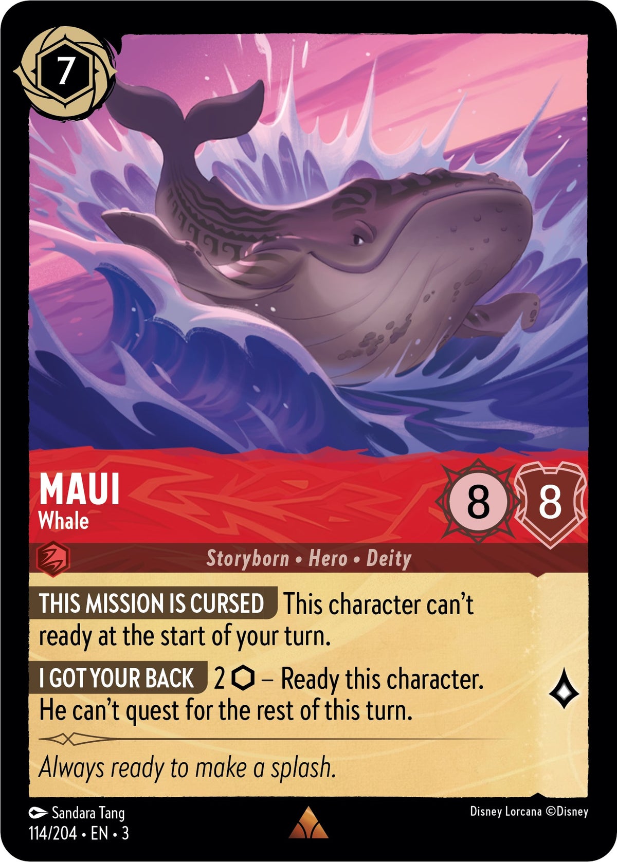 Maui - Whale (114/204) (Into the Inklands)