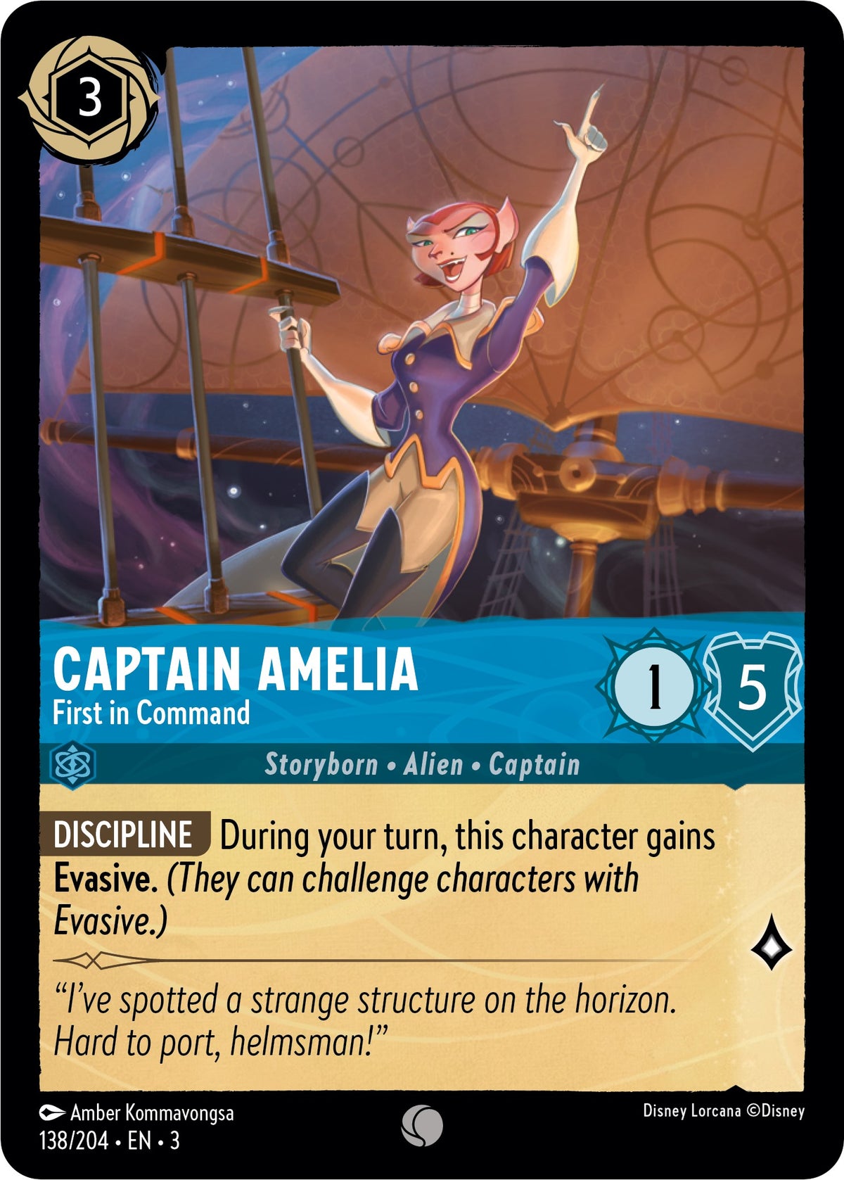 Captain Amelia - First in Command (138/204) (Into the Inklands)