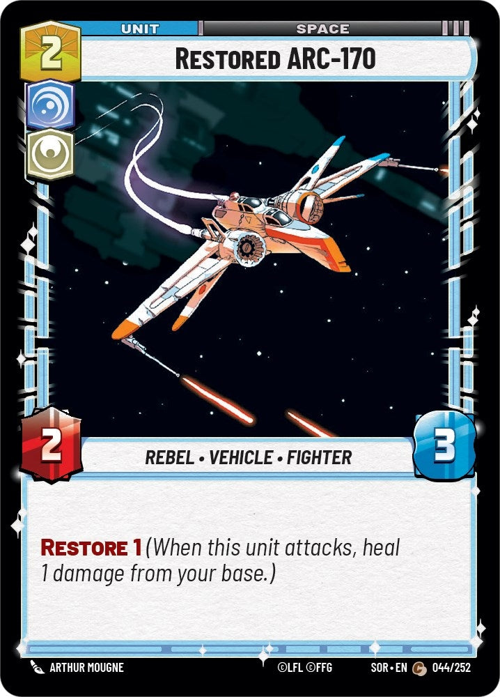 Restored ARC-170 (044/252) (Spark of Rebellion)
