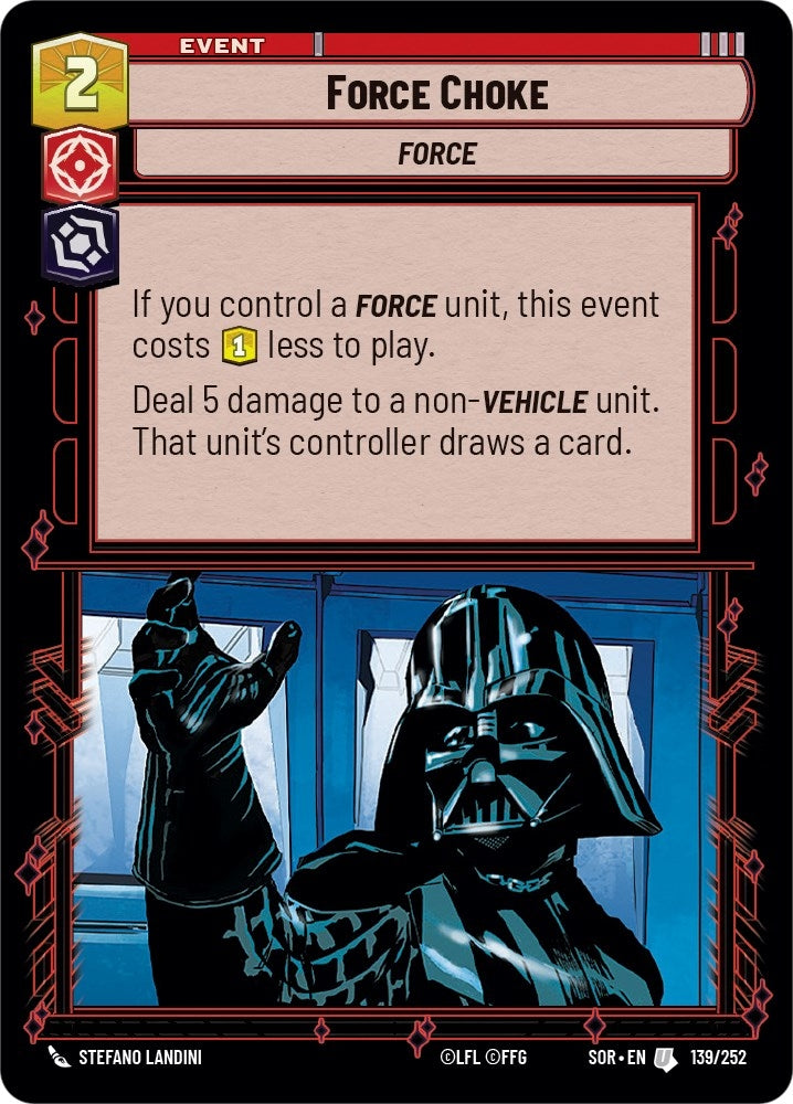 Force Choke (139/252) (Spark of Rebellion)