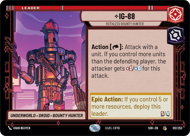 IG-88 - Ruthless Bounty Hunter (012/252) (Spark of Rebellion)