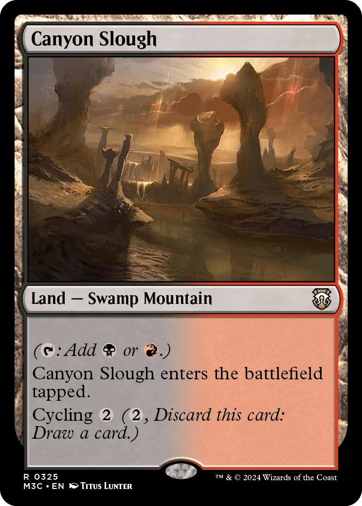 Canyon Slough (325) (Commander: Modern Horizons 3)