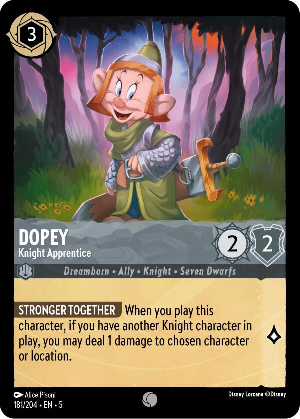 Dopey - Knight Apprentice (181/204) (Shimmering Skies)