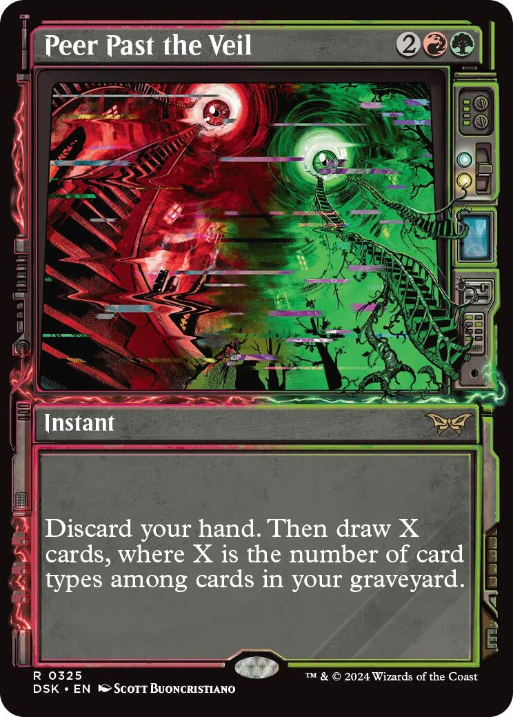 Peer Past the Veil (Showcase) (325) (Duskmourn: House of Horror)