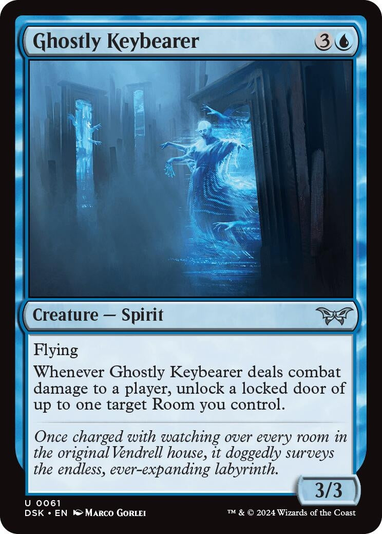 Ghostly Keybearer (61) (Duskmourn: House of Horror)