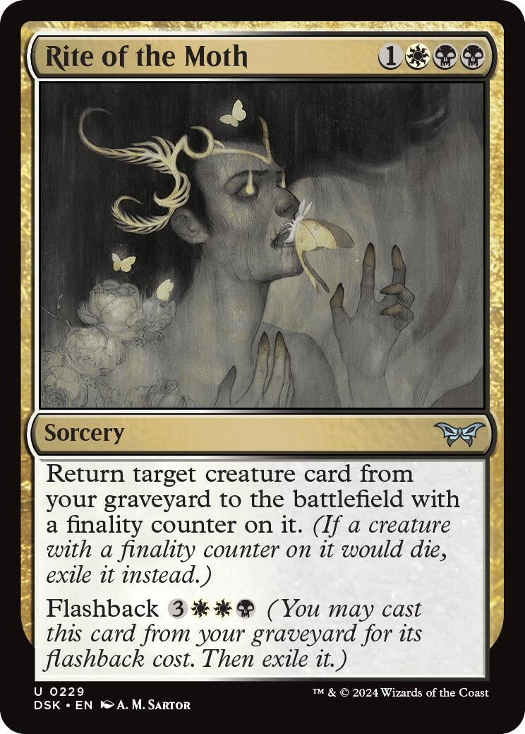 Rite of the Moth (229) (Duskmourn: House of Horror)