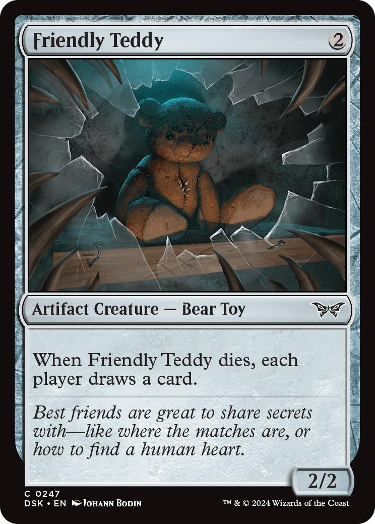 Friendly Teddy (247) (Duskmourn: House of Horror)