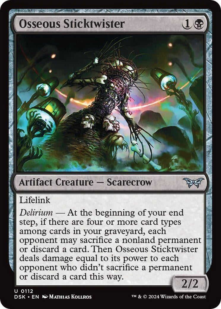 Osseous Sticktwister (112) (Duskmourn: House of Horror)