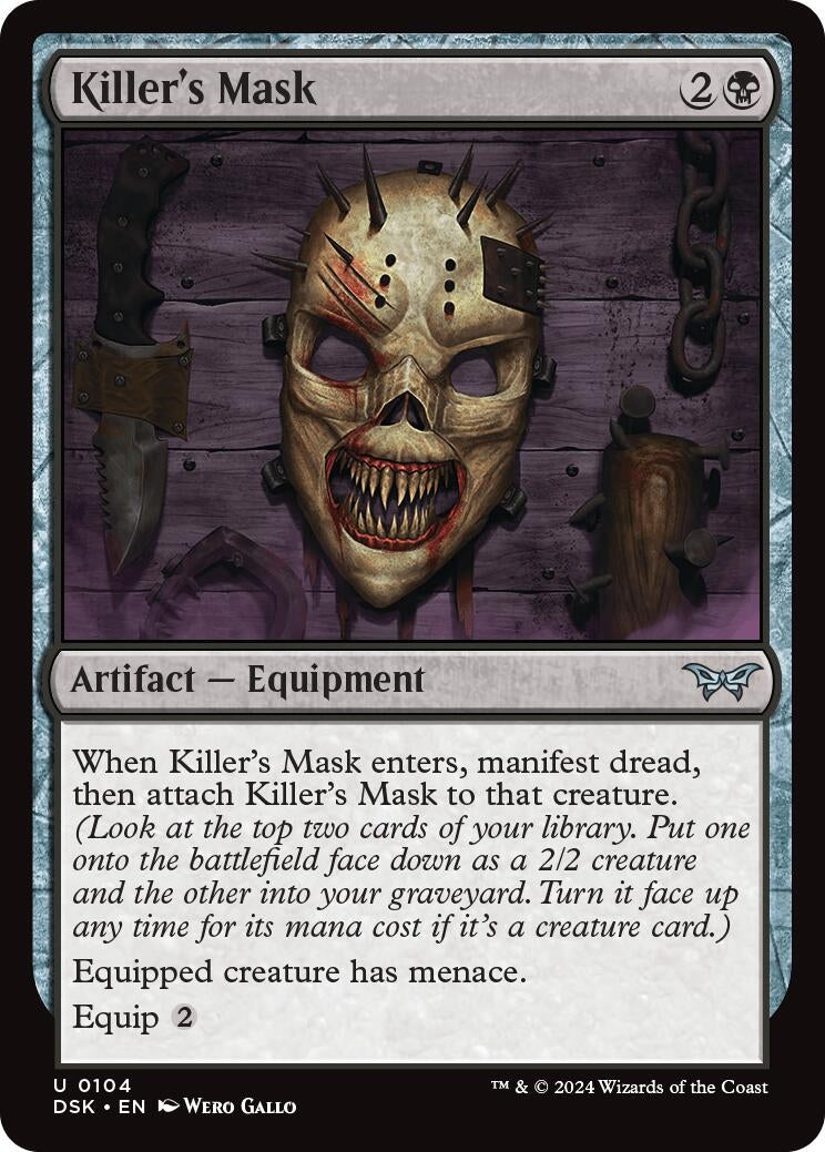 Killer's Mask (104) (Duskmourn: House of Horror)