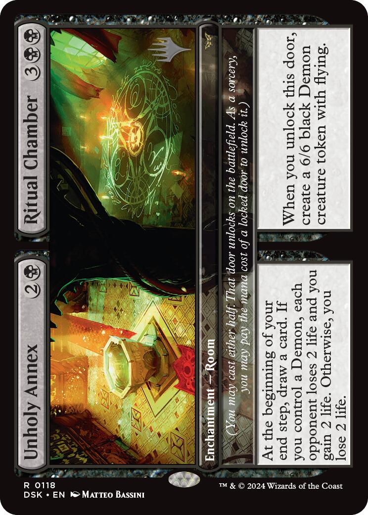 Unholy Annex // Ritual Chamber (118) (Promo Pack: Duskmourn: House of Horror)