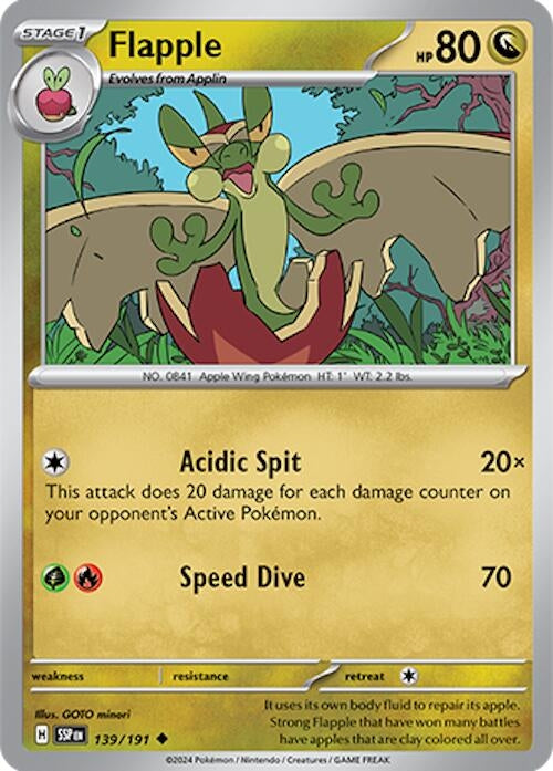 Flapple (139/191) (SV08: Surging Sparks)